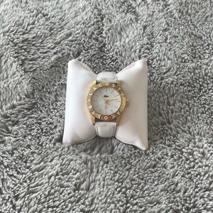 Lacoste White Women’s Watch Gold Face